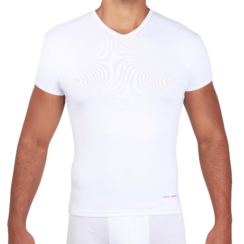 2-PACK Undershirt, Soft Stretch Bamboo, V-neck, Second skin, Durable